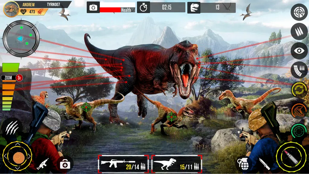 Real Dino Hunting Gun Games Скриншот 2