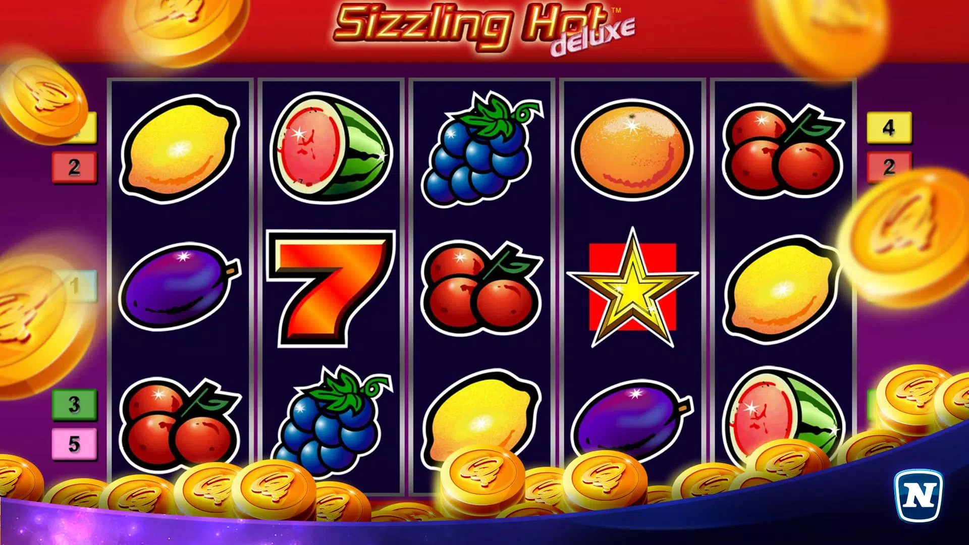 Sizzling Hot™ Deluxe Slot Tangkapan skrin 0