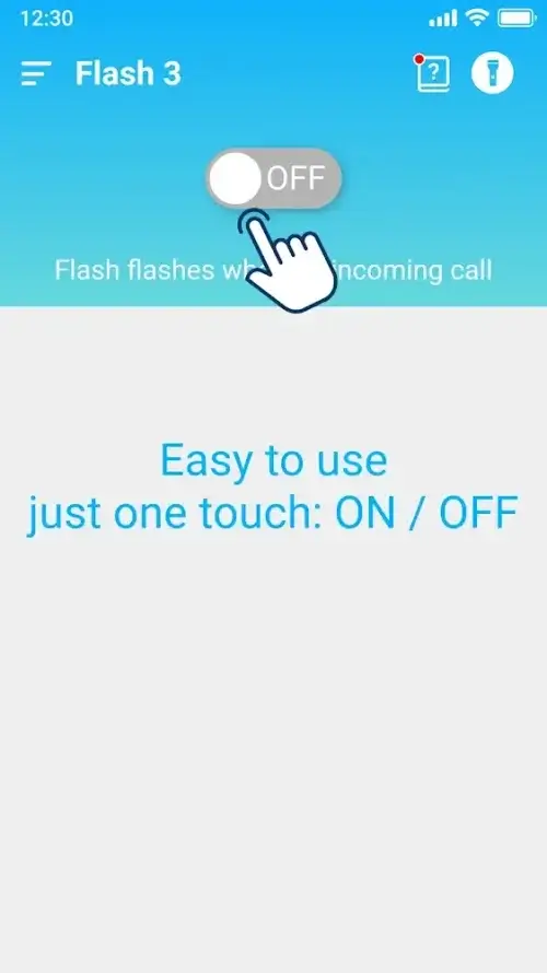 Flash Notification On Call (Flash Alerts 3) Screenshot 2