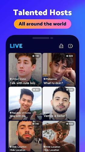 Blued: Gay Live Chat & Dating Ekran Görüntüsü 0