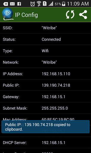 IPConfig - What is My IP? Tangkapan skrin 1