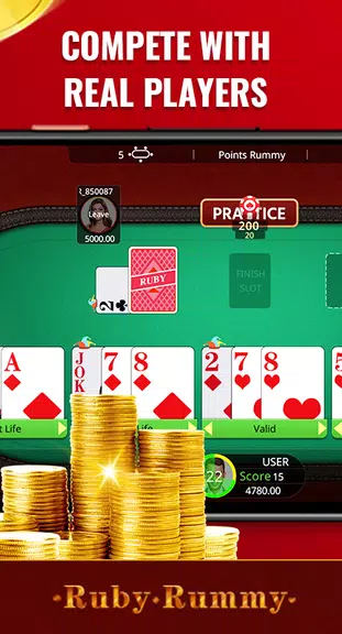 Ruby Rummy Captura de tela 3