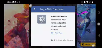 Free Fire Advance Скриншот 2