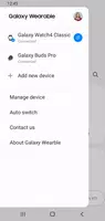 Galaxy Wearable (Samsung Gear) Capture d'écran 1