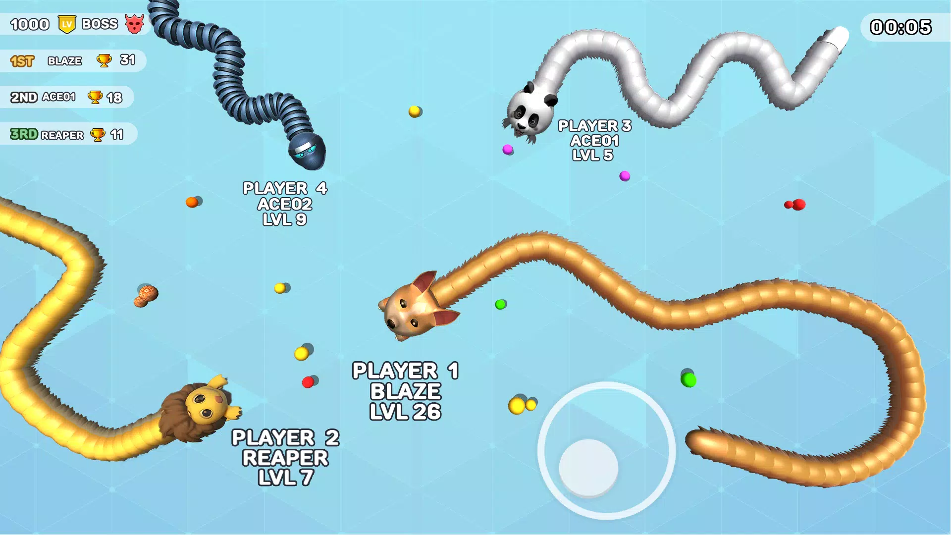 Worms Clash - Snake Games ภาพหน้าจอ 3