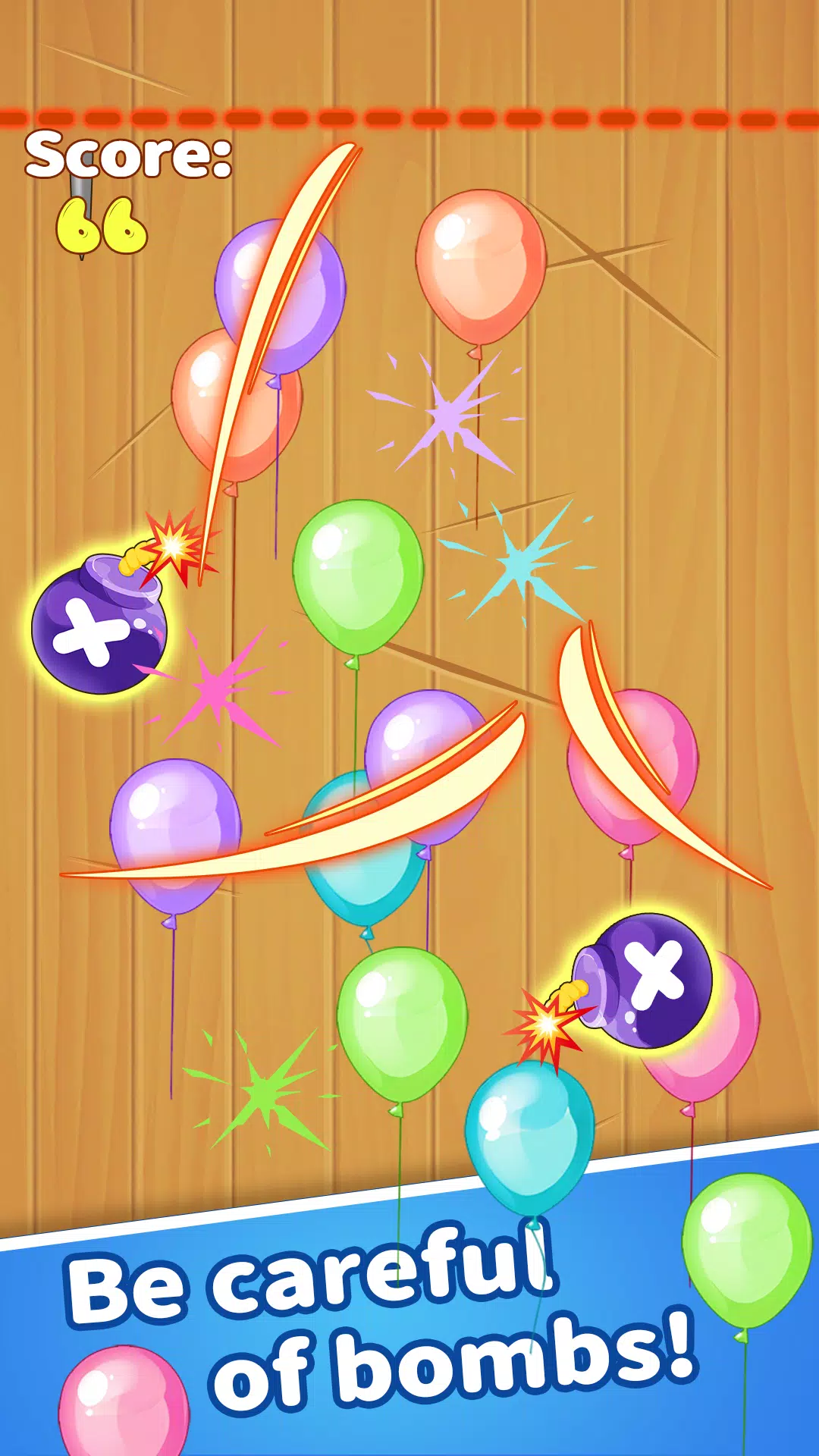 Crazy Breaking Balloons Captura de pantalla 2