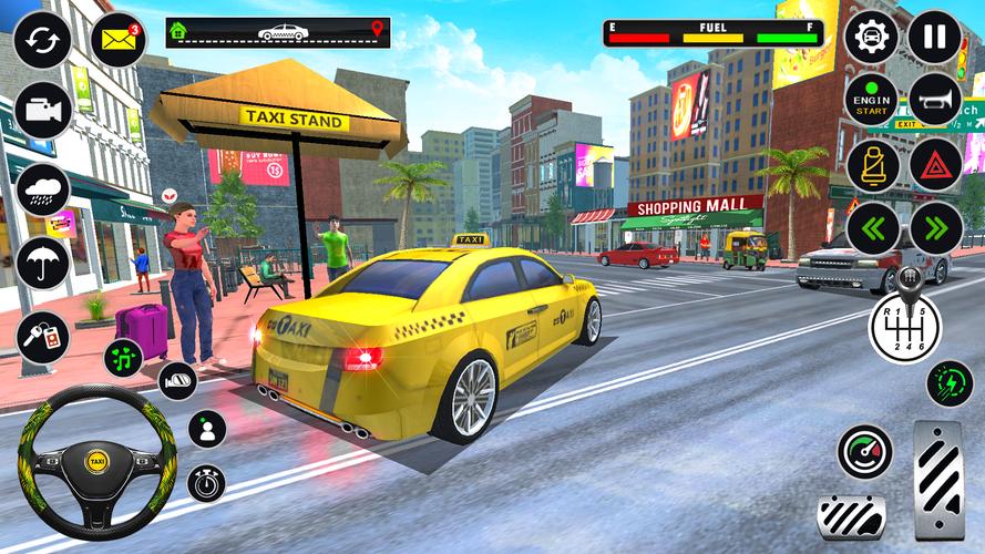 US Taxi Car Parking Simulator Captura de pantalla 3