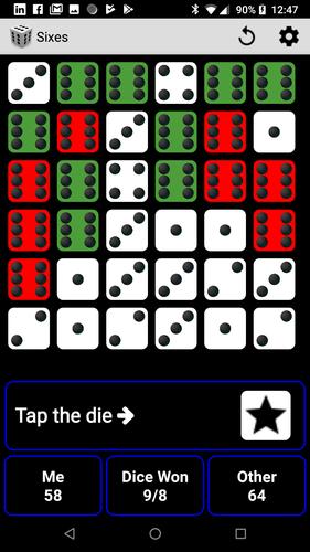 Sixes Capture d'écran 3
