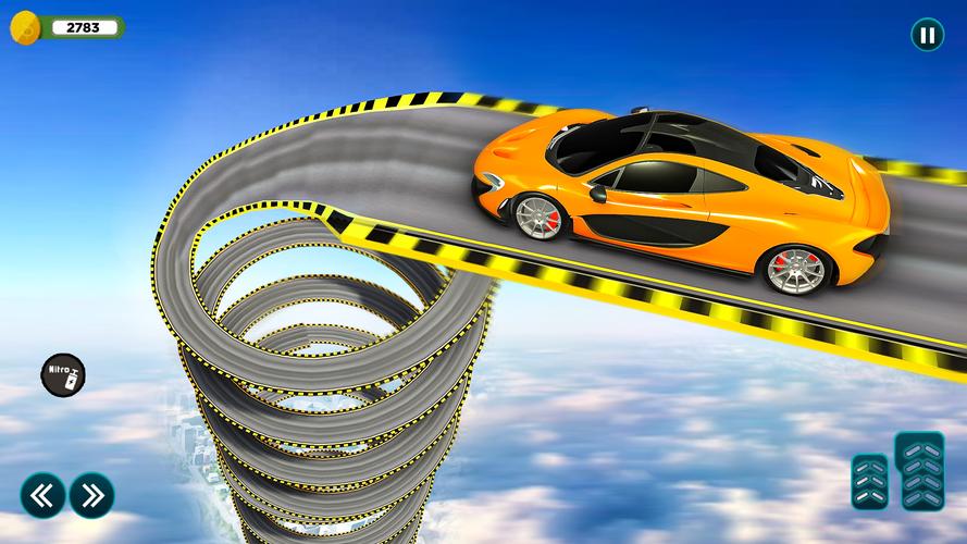 Stunt Car Race Simulator Games स्क्रीनशॉट 0