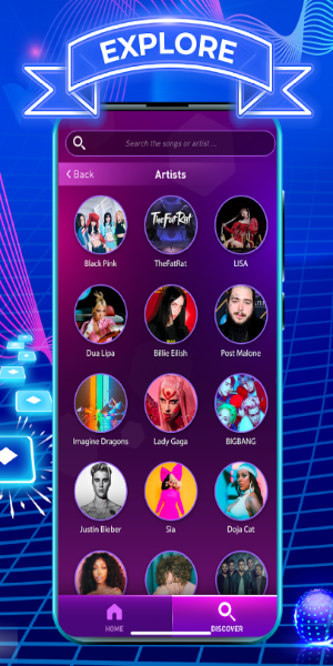 Tiles Hop EDM Rush Music Game Скриншот 1