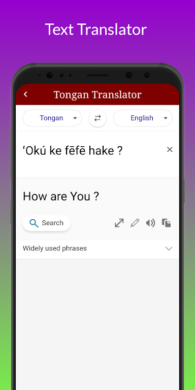 Tongan Translator Ekran Görüntüsü 2