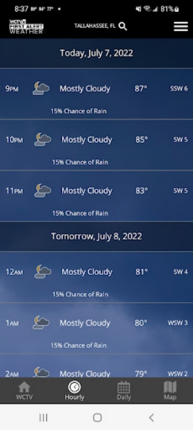 WCTV First Alert Weather ဖန်သားပြင်ဓာတ်ပုံ 0