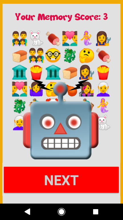 Emoji Memory Match Game Zrzut ekranu 2