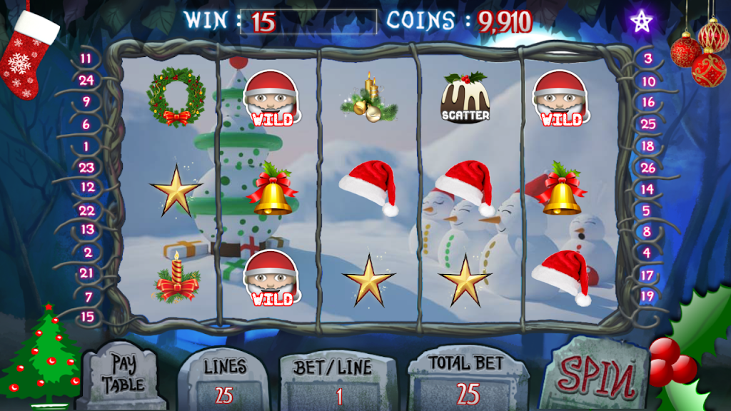 Christmas Jackpot : Real Casino Slot Master 777 Schermafbeelding 2