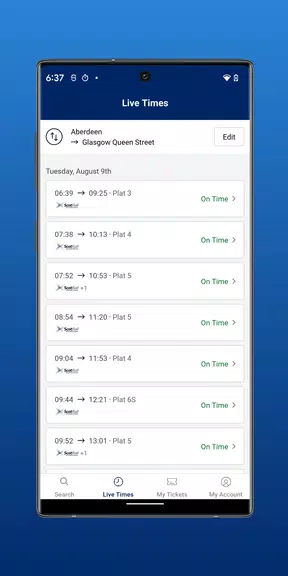 ScotRail Train Times & Tickets应用截图第3张