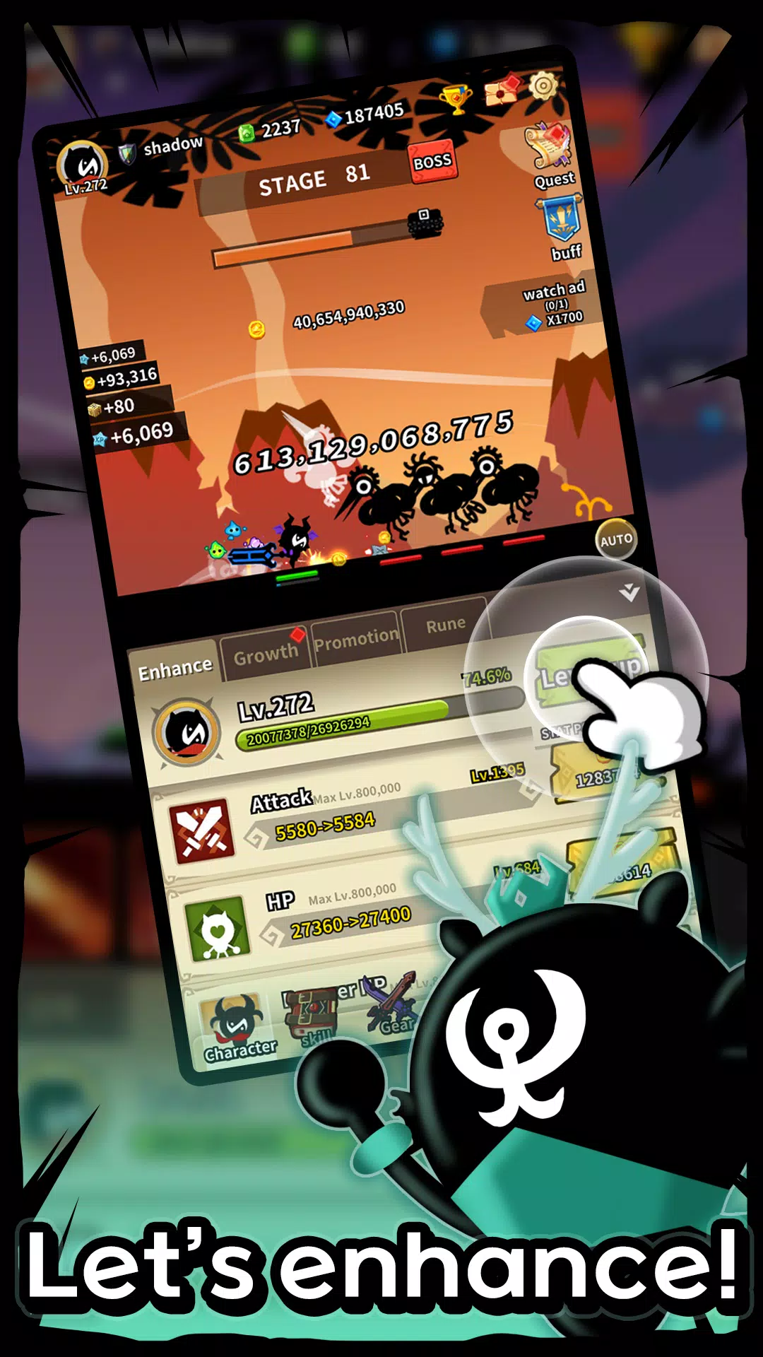 Demon Hero season2: Idle RPG Скриншот 3