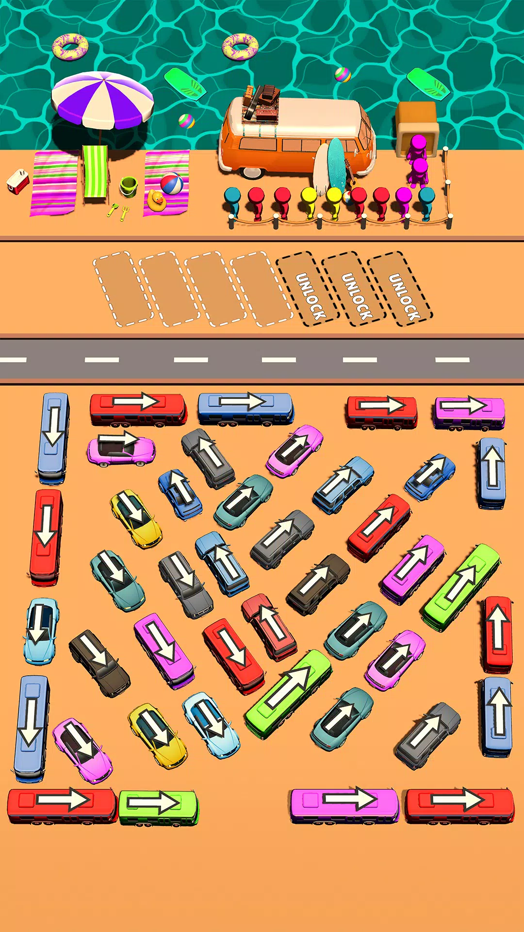 Bus Swipe: Car Parking Jam Screenshot 0