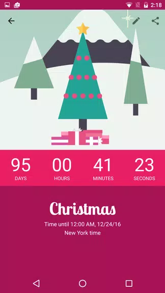 Countdown by timeanddate.com Zrzut ekranu 3