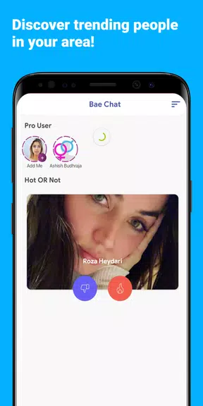 Bae Chat -Find your bae nearby स्क्रीनशॉट 1