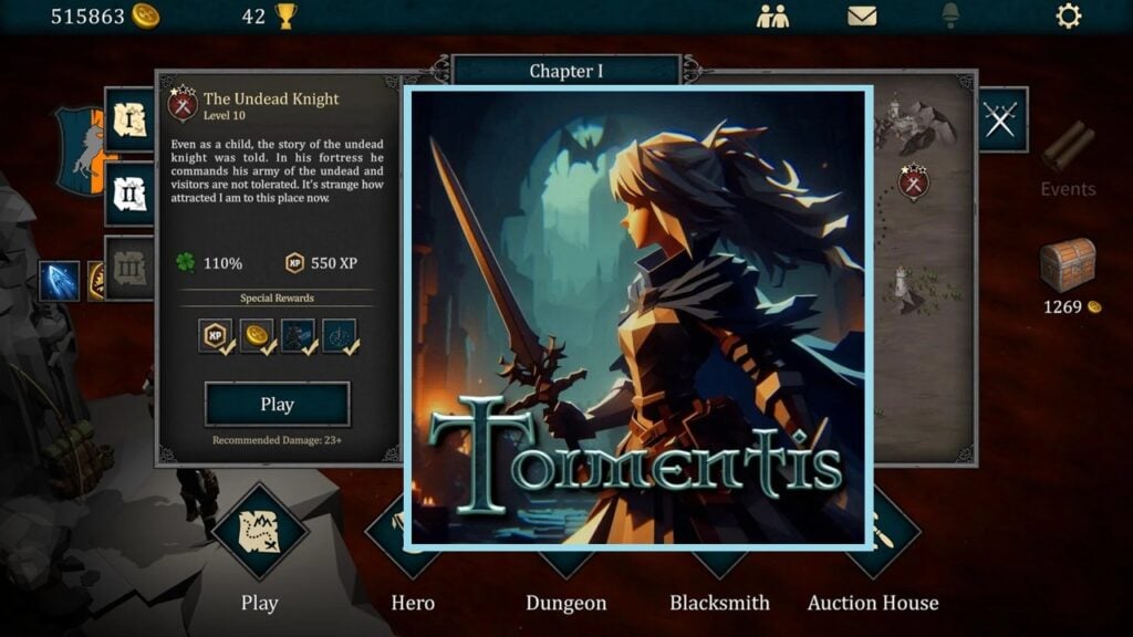 Build Your Epic Dungeon in Tormentis, Android