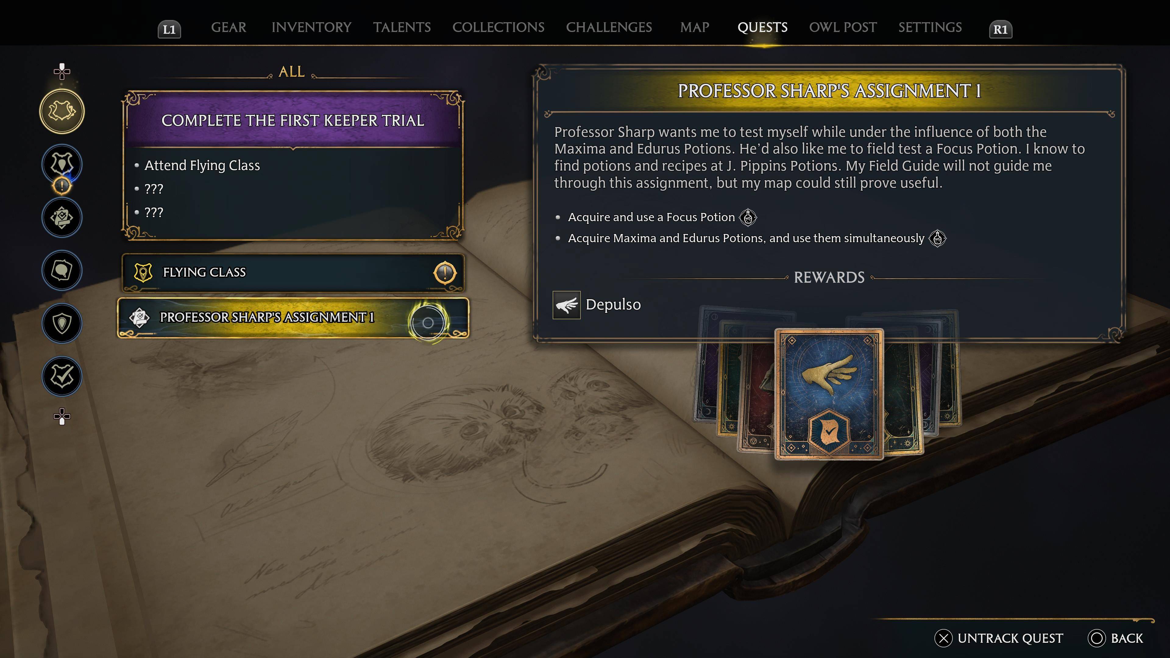 Image: Depulso Spell Reward