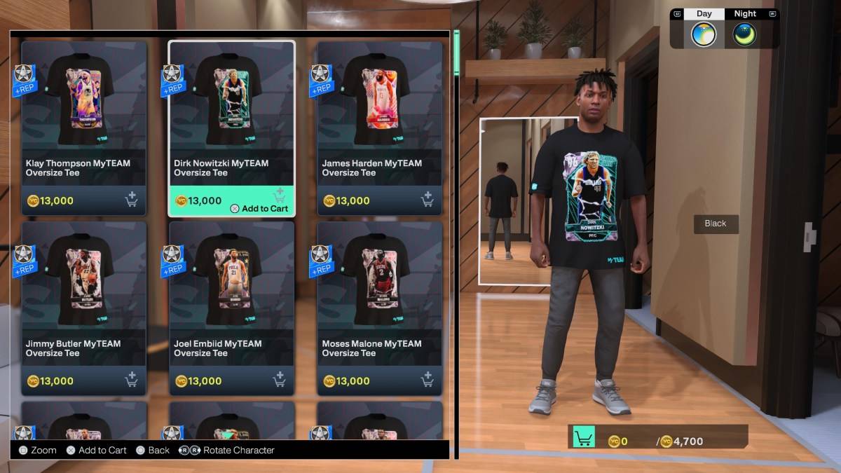 Indossare e guadagnare vestiti di mercoledì in NBA 2K25.