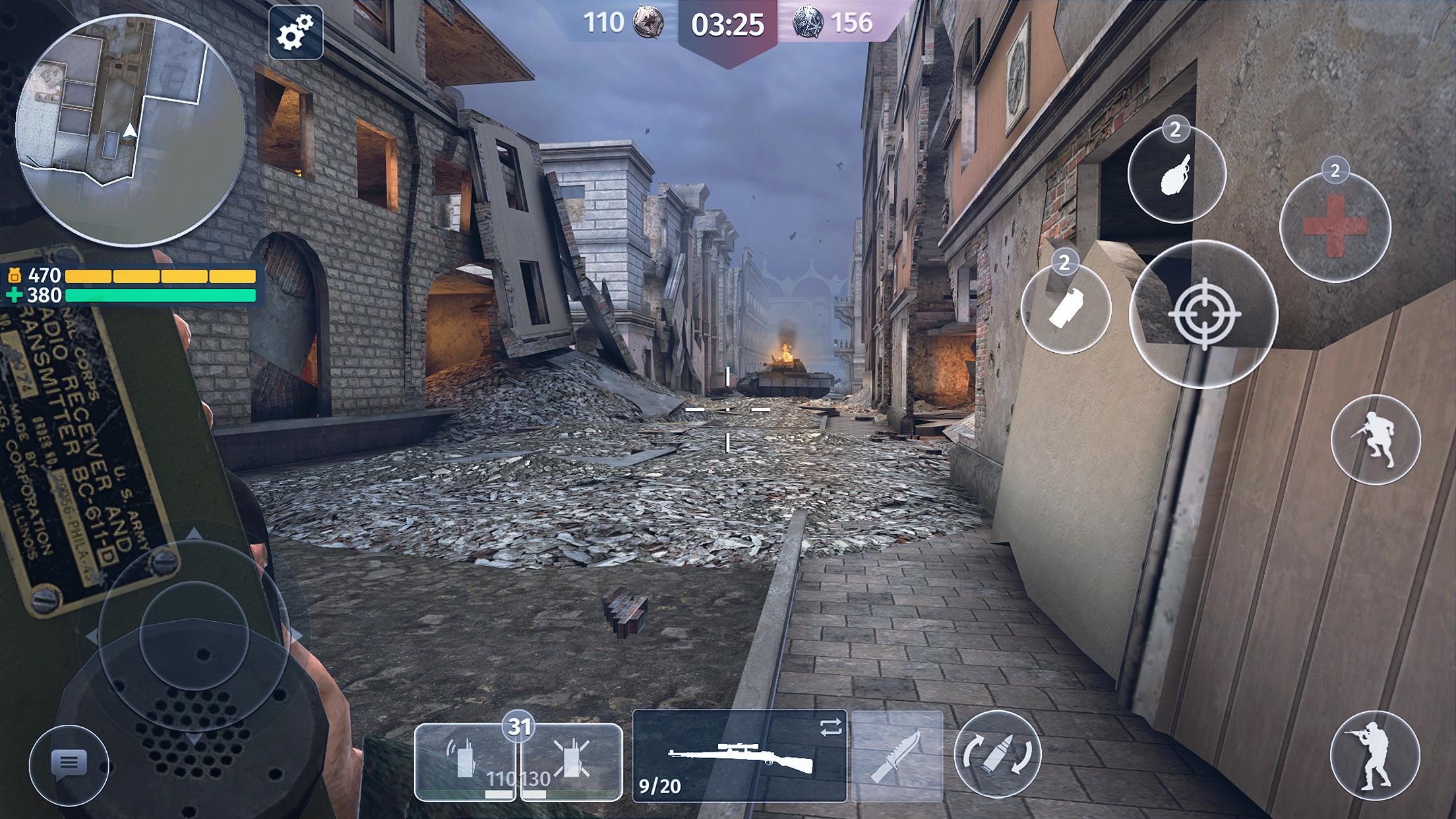 World War 2 Juegos de pistolas Captura de pantalla 1