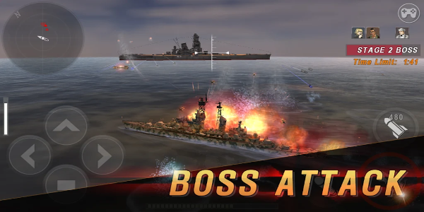 WARSHIP BATTLE:3D World War II Captura de tela 1
