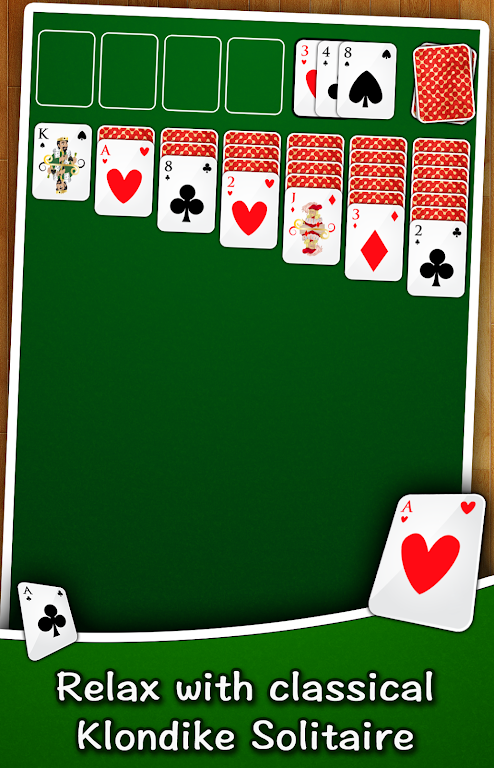 Solitaire FRVR - Big Cards Classic Klondike Game Zrzut ekranu 0