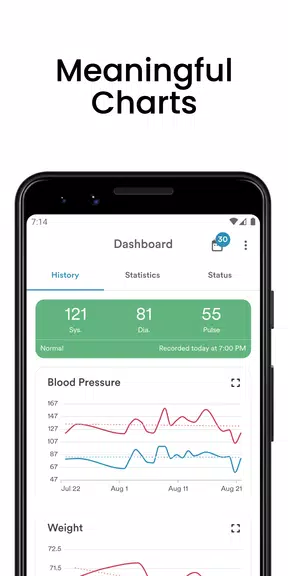 AVAX Blood Pressure Diary Ekran Görüntüsü 0
