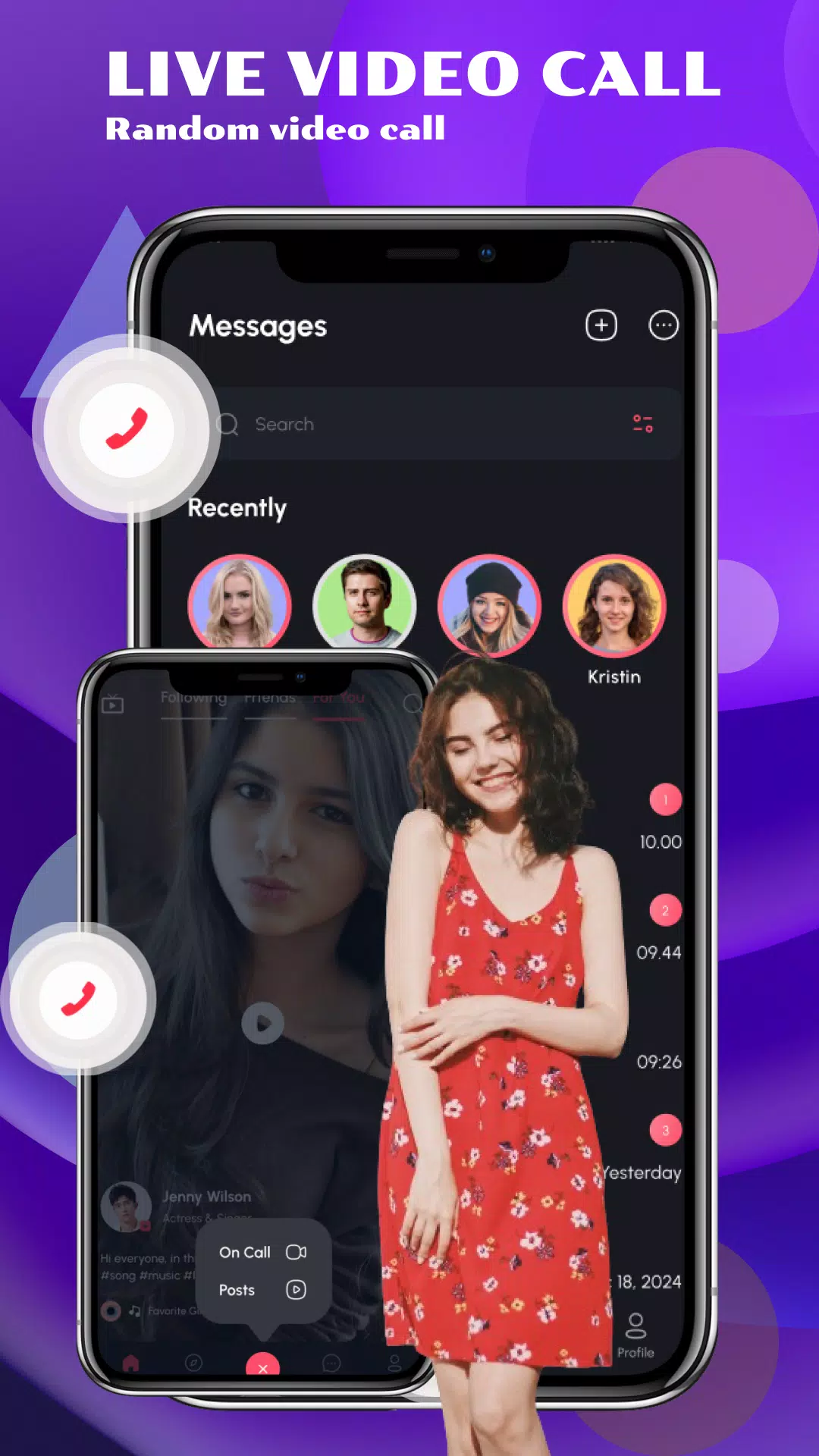 Sexy Video Call & Chat Random Скриншот 2