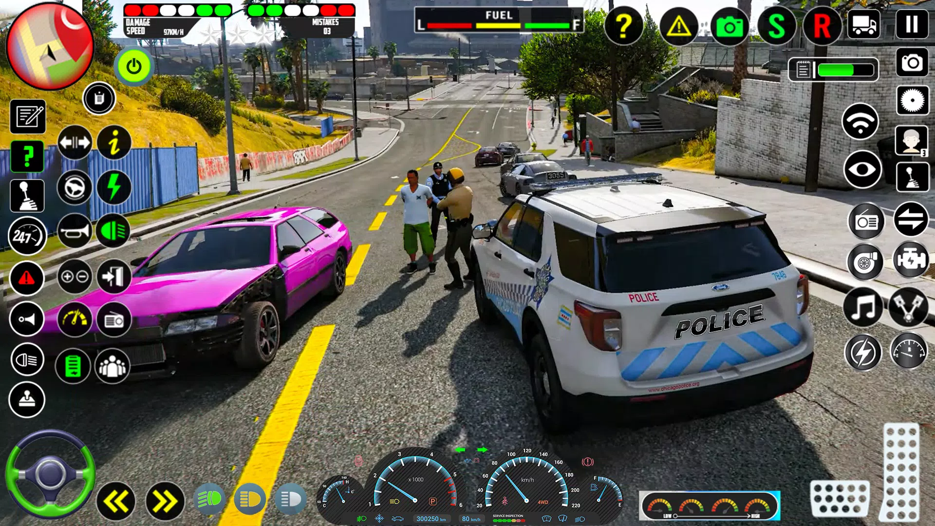 Real Police Chase Simulator 3d Capture d'écran 3