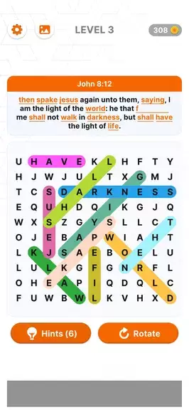 Bible Verse Search-Word Search Ảnh chụp màn hình 3