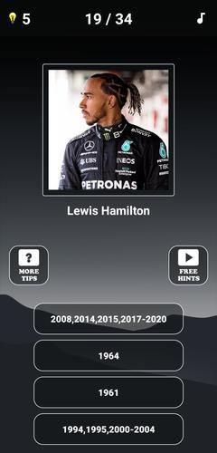 Formula 1:Guess F1 Driver Quiz Captura de pantalla 3