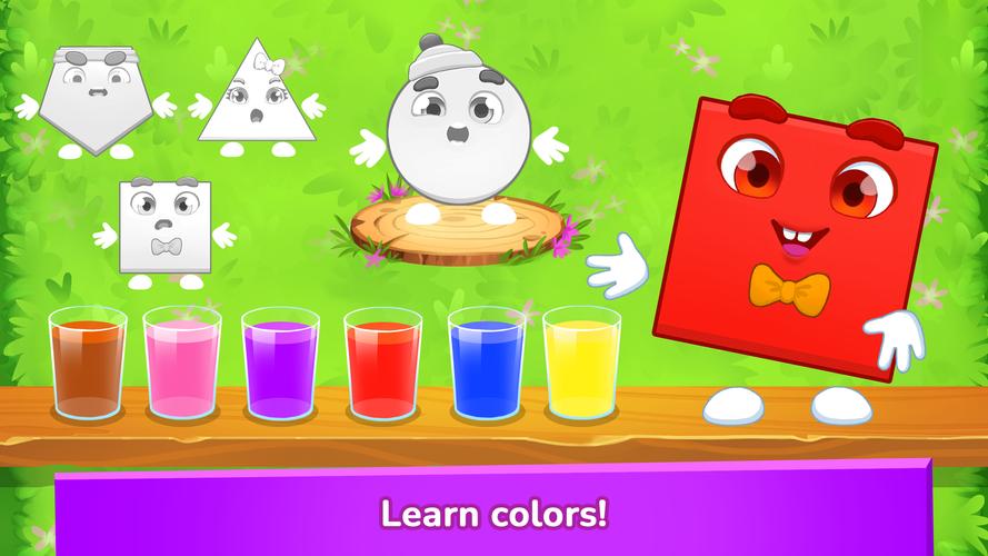 Learning shapes & colors games Captura de pantalla 2