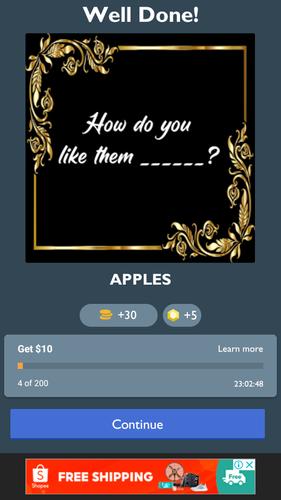 Fill in the Blank Word Quiz 스크린샷 2