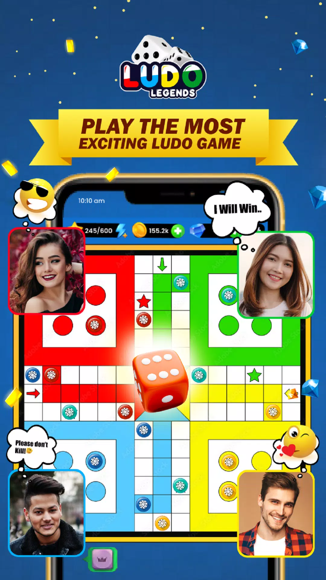 Ludo Legends ဖန်သားပြင်ဓာတ်ပုံ 0