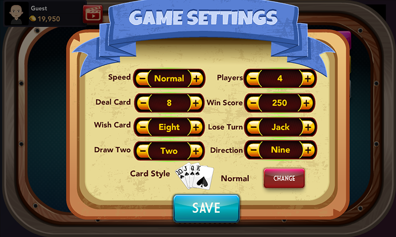 Offline Crazy Eights - Free Card Game应用截图第1张