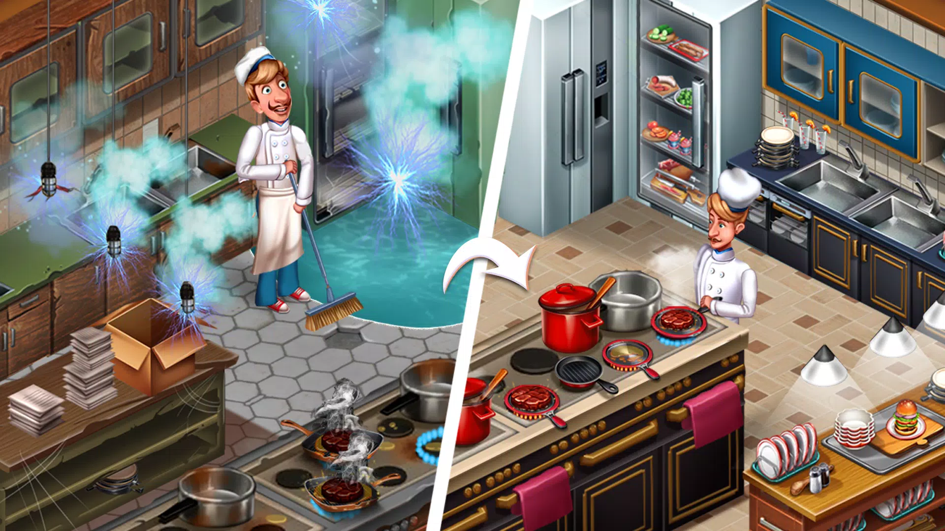 Jogo de Comida: Chef e Cozinha Captura de tela 3