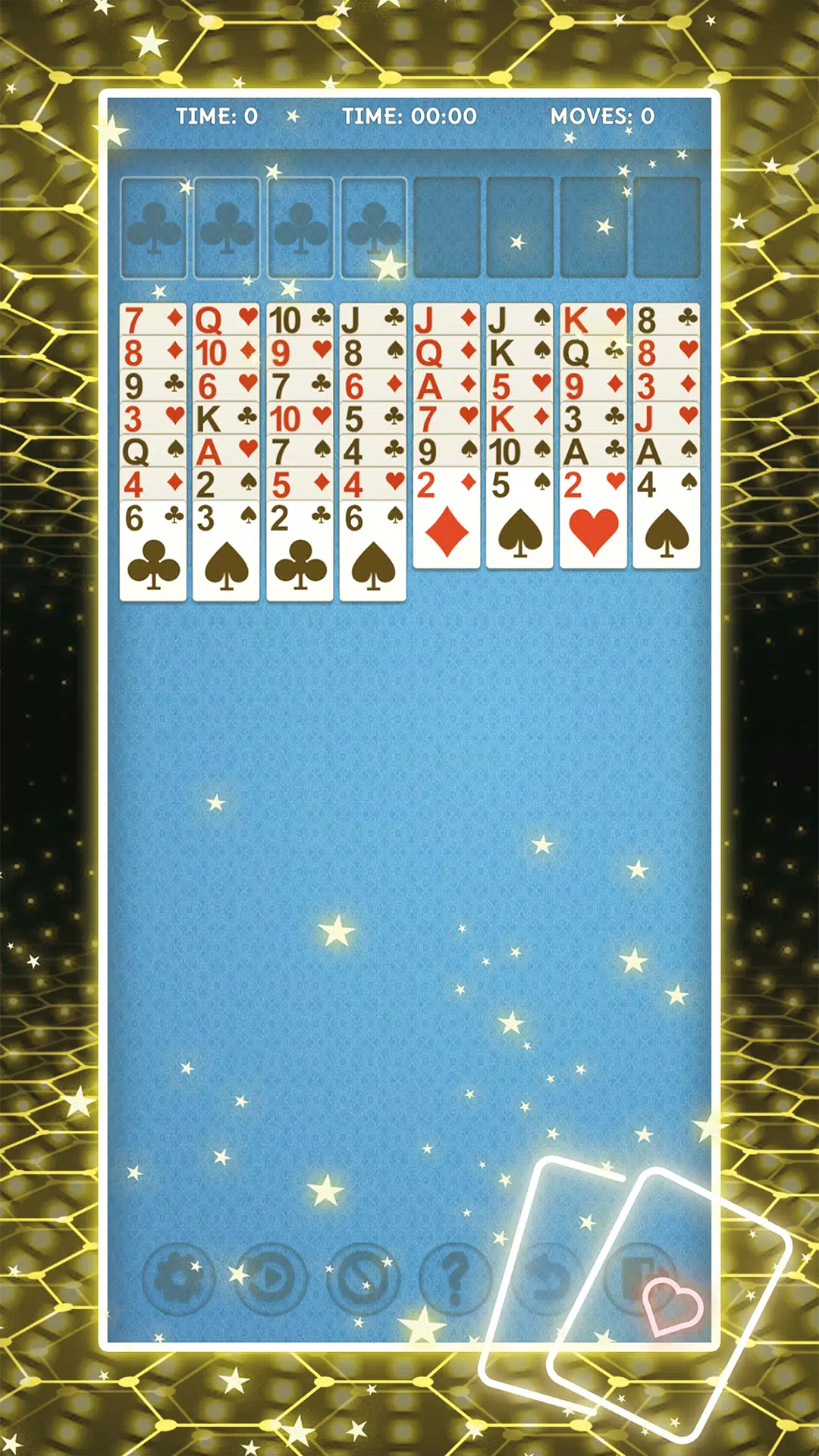 EasyCell Solitaire Game Tangkapan skrin 0