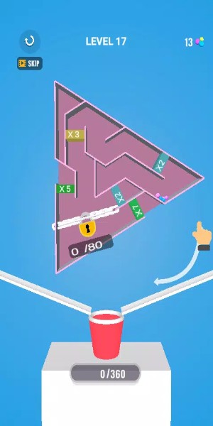 Multi Maze 3D : Spin & Collect Скриншот 1