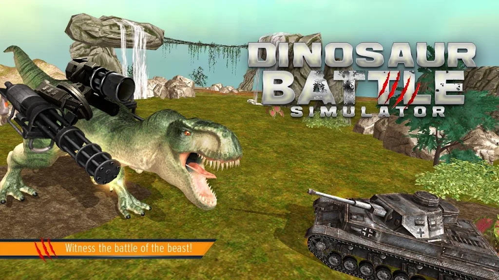 Dinosaur Battle Simulator 스크린샷 1