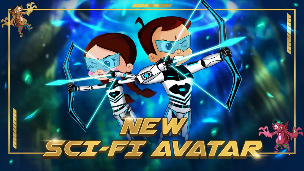 Chhota Bheem Shoot the Leyaks Schermafbeelding 1