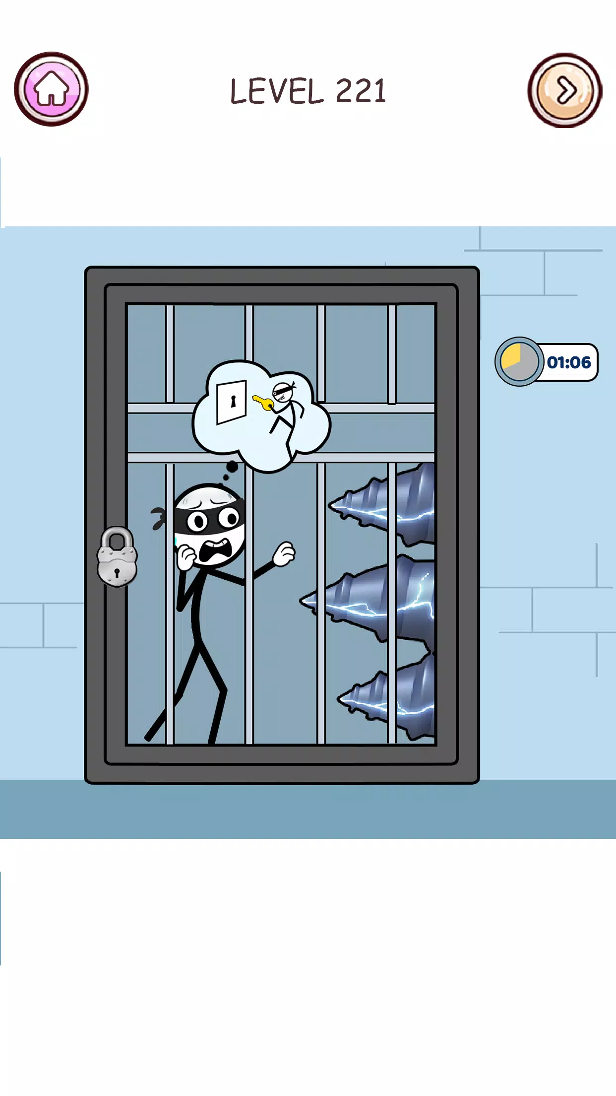 Stick Robber: Brain Puzzle ภาพหน้าจอ 1