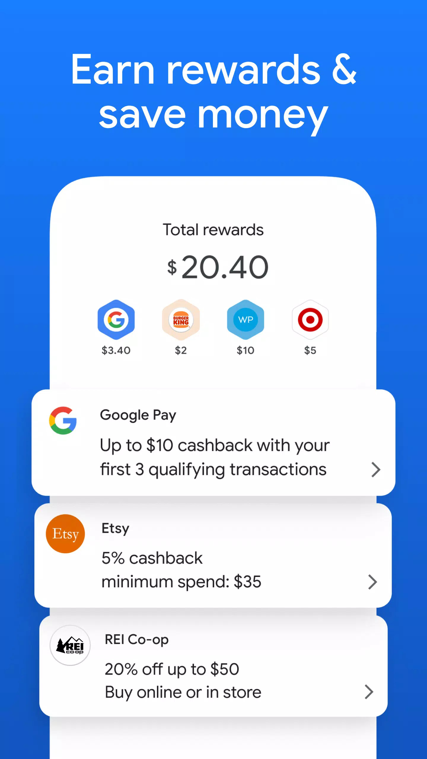 Google Pay: Save and Pay應用截圖第1張