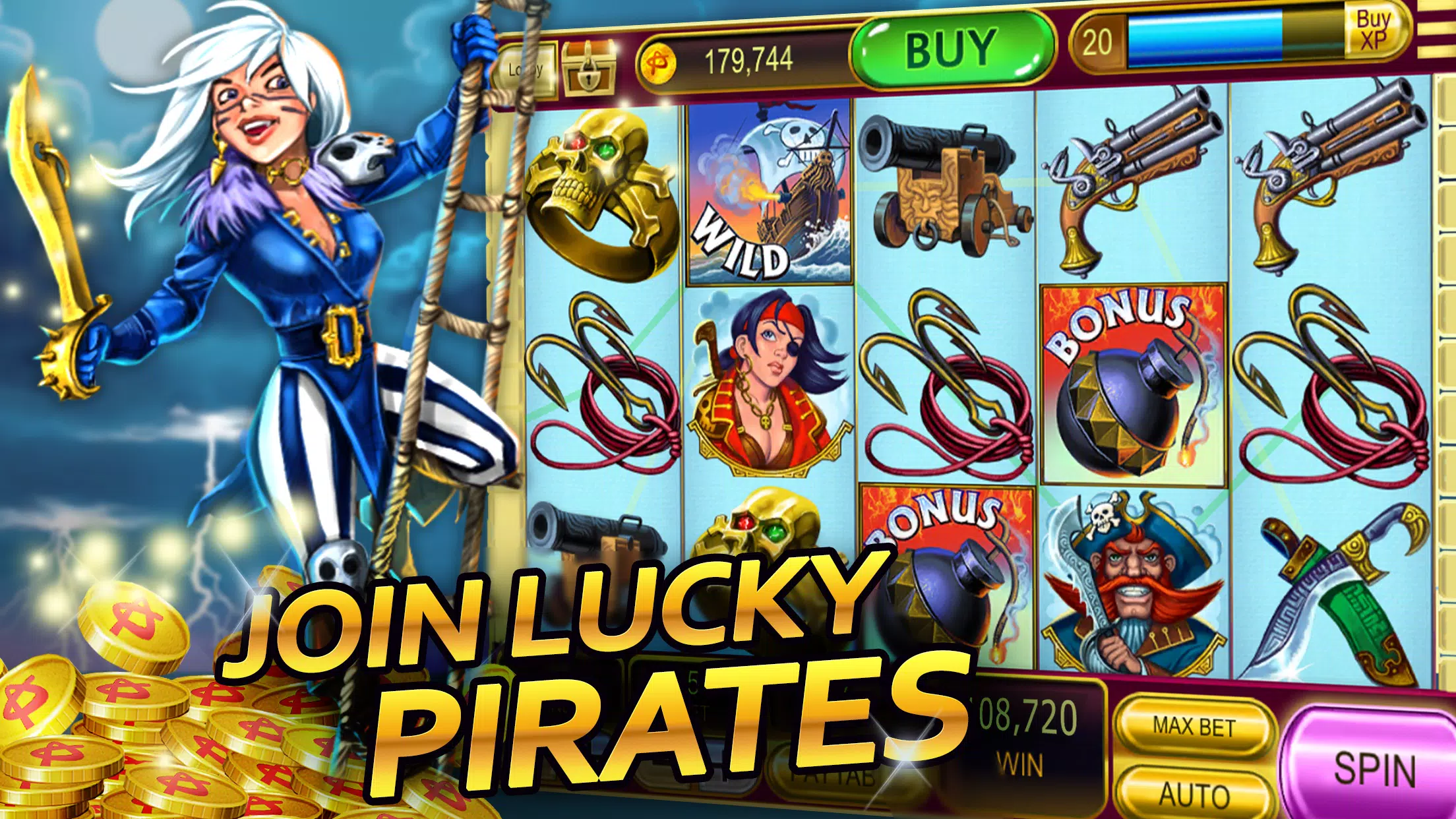 Vegas Casino - Slot Machines Schermafbeelding 1