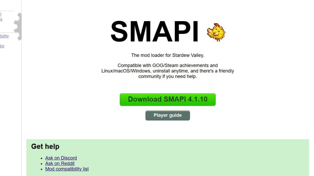 SMAPI as part of an article about how to mod Stardew Valley.