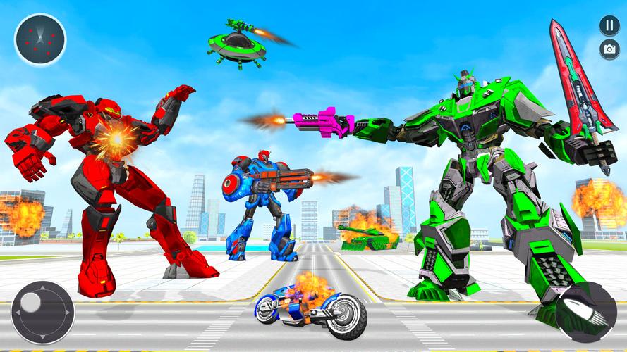 Mech Robot Transforming Game Captura de pantalla 2