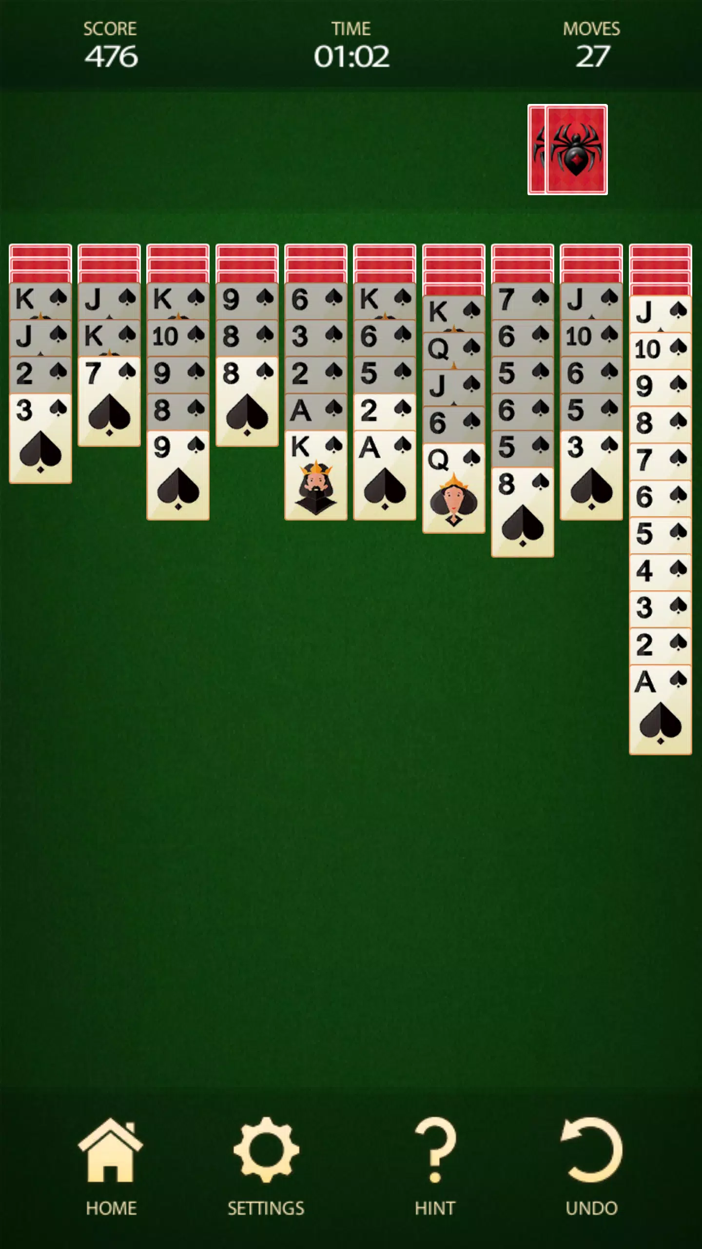 Spider Solitaire: Card Game應用截圖第1張