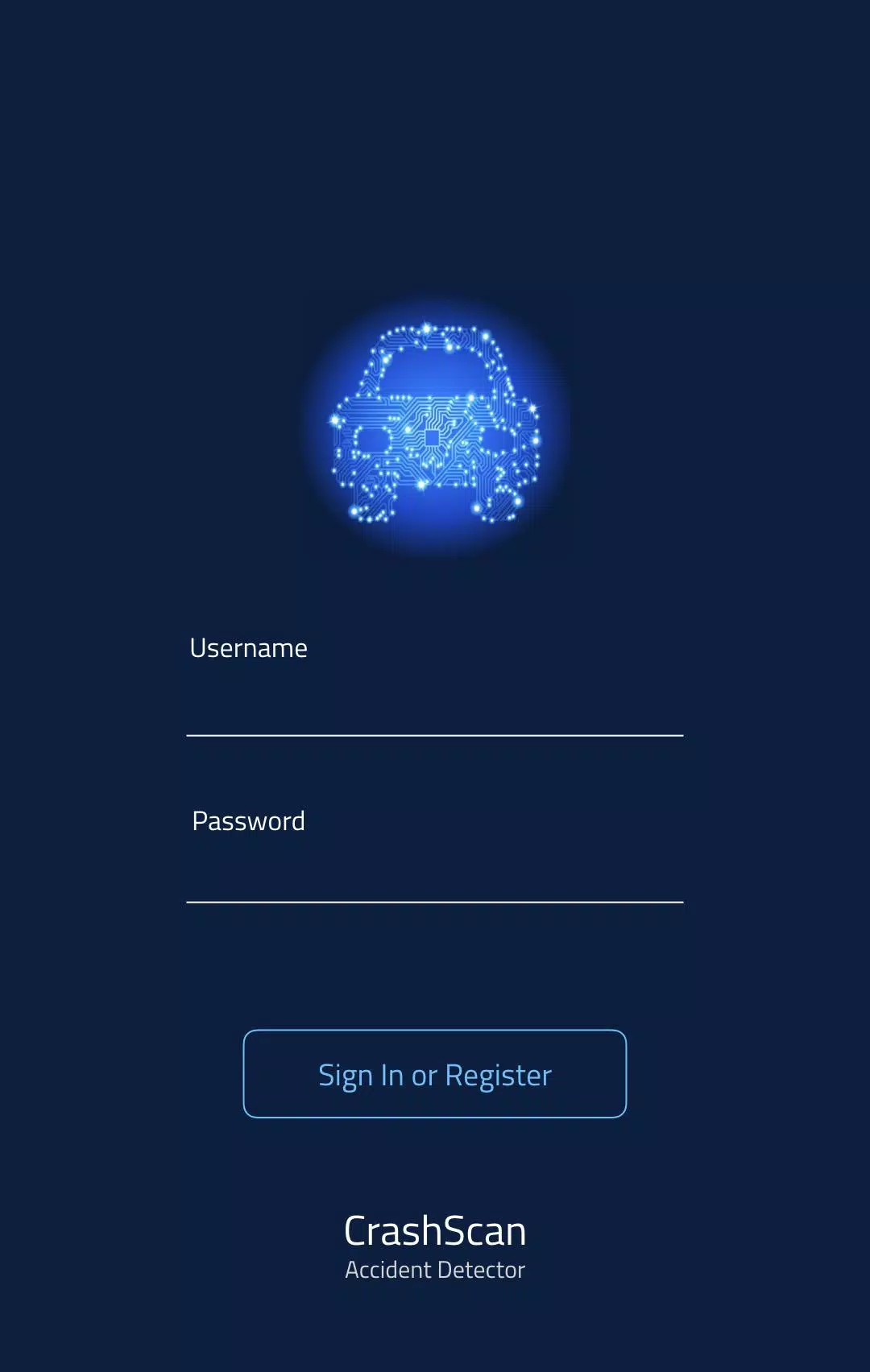 CrashScan | Accident Detector Screenshot 1